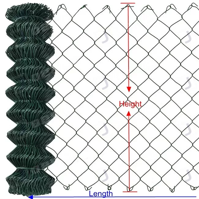  Galvanized & PVC-Coated Chain Link Fencing 