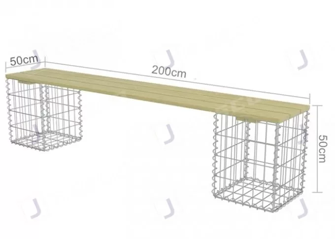 Galvanized Steel Welded Gabion Bench