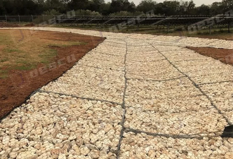 PVC Coated Gabion Basket Retaining Wall for Flood Control (1)