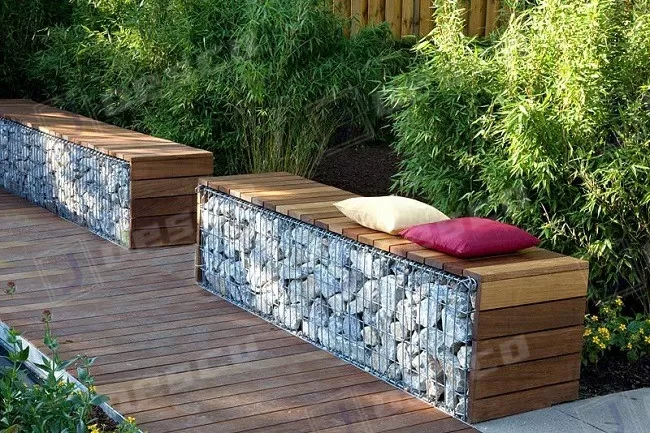 Welded Gabion Benches (2)